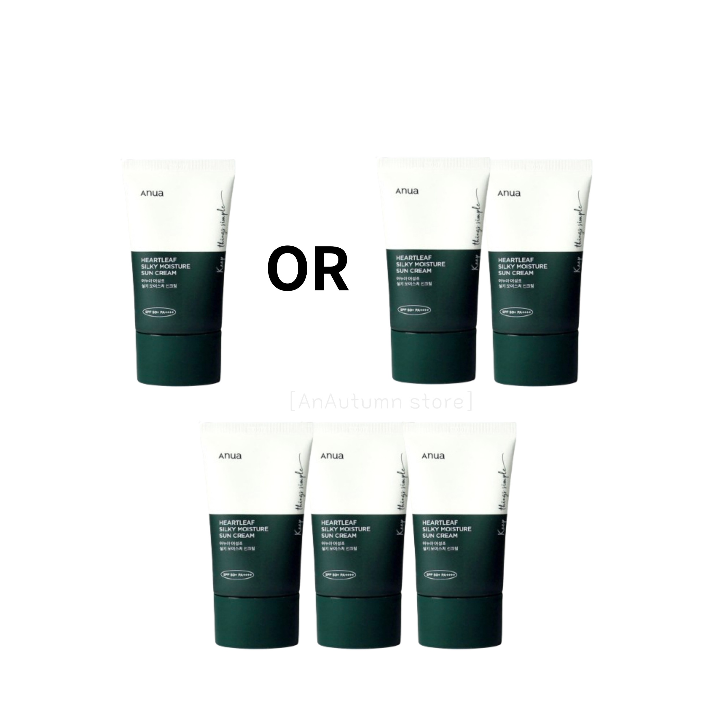 [正規品][1or2or3]ドクダミ シルキーモイスチャー 日焼け止めクリームSPF 50+ PA++++