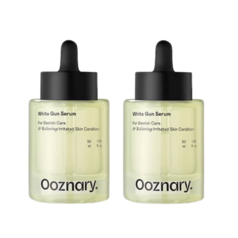 オウズナリーホワイトガンセラム50ml+50ml 1+1 - ダブルの輝きトーンアップ効果！ 集中ケアで若々しい肌へ 肌疲れリセット透明肌オウズナリーホワイトガンセラム50ml+50ml 1+1