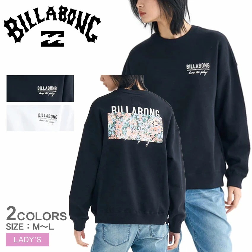 PATTERN ロゴ スウェット クルー トレーナー BF013001 レディース ウエア トップス スエット スウェット ブランド サーフ アウトドア カジュアル スポーティ プリント