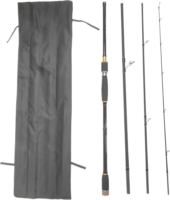 10ft シーバス 4本継ぎ トラベルロッド スピニングロッド ミディアム ルアー 3m ヒラメ(EVA 10ft(3m)スピニングパックロッド４ピース(M), 10ft(3m))