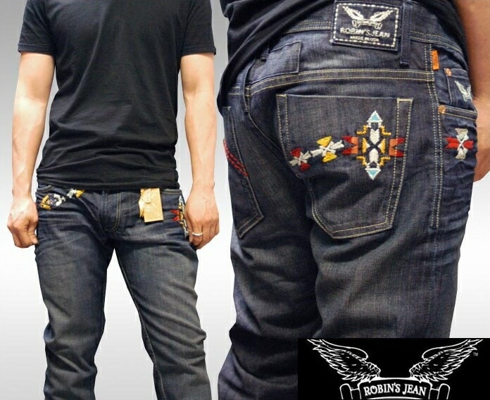 ロビンズジーン メンズ デニム ローライズ スキニー パンツ ROBIN S JEAN SIOUX 3D.SMO.DRK 182 safari サファリ LEON レオン オーシャンズ 掲載 ハイブラ
