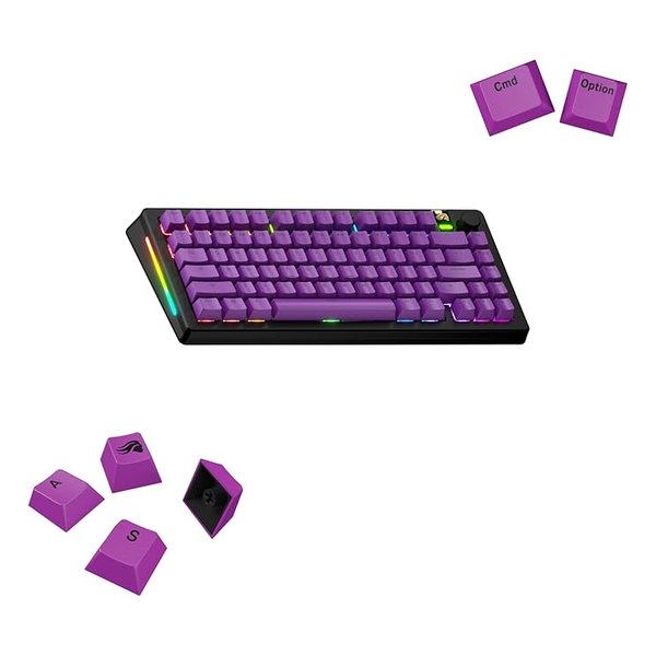 キーキャップセット 英語配列メカニカルキーボード対応 MX互換キースイッチ 130個入 GLO-KB-ACC-KC-GPBT-B