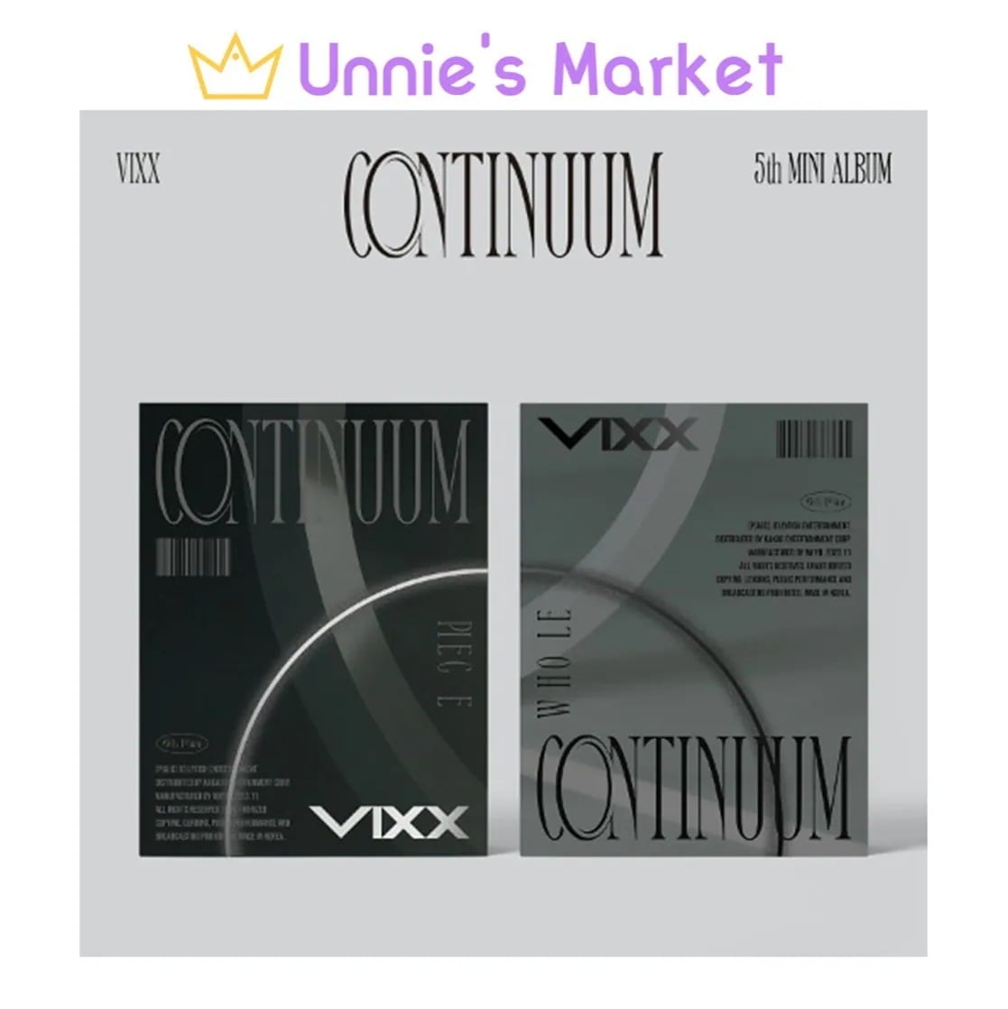 [SET] VIXX [CONTINUUM] (PIECE ver. / WHOLE ver.)