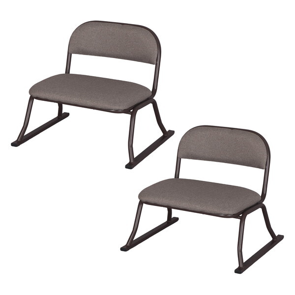 エイ・アイ・エス らくらく座椅子×2脚セット ERCL-800BR×2pcs ブラウン メーカー直送