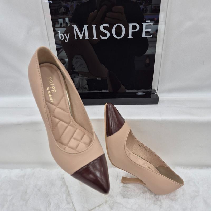 By 女性 ツートーン クラシック パンプス 112HT431SF008 SKINPINK 4 JJ