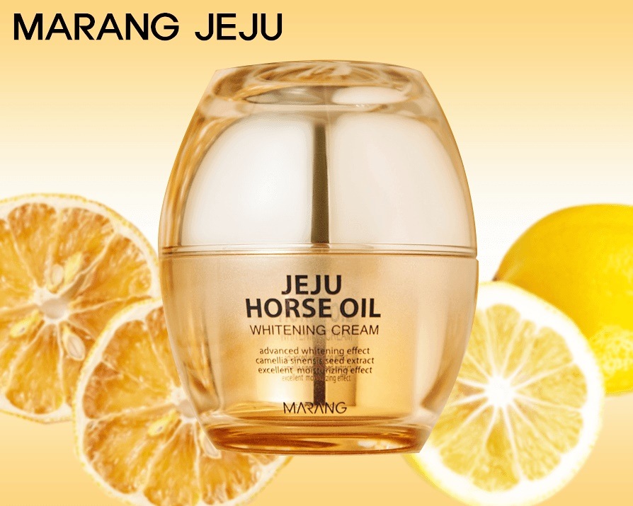 [韓国製品] MARANG 済州馬油 ブライトニングクリーム 50ml環境親製品低刺激高い保湿力済州コスメ認証商品プレゼントするのに良い製品