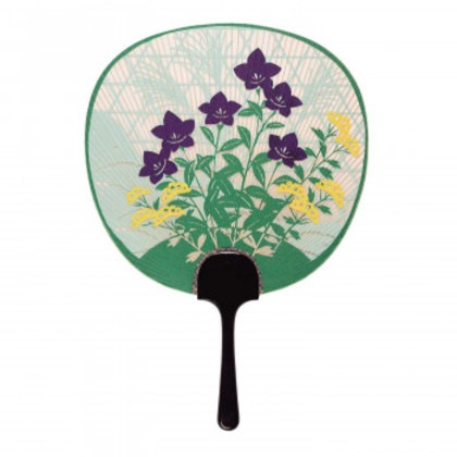 日本製(MADE IN JAPAN) 飾りうちわ 秋苑 1023