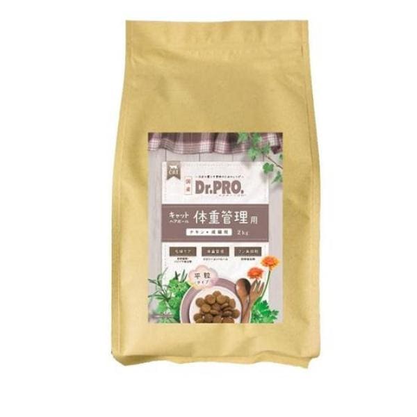 ニチドウ 猫用 Dr.PRO. ドクタープロ キャットヘアボール 体重管理用 チキン 2kg