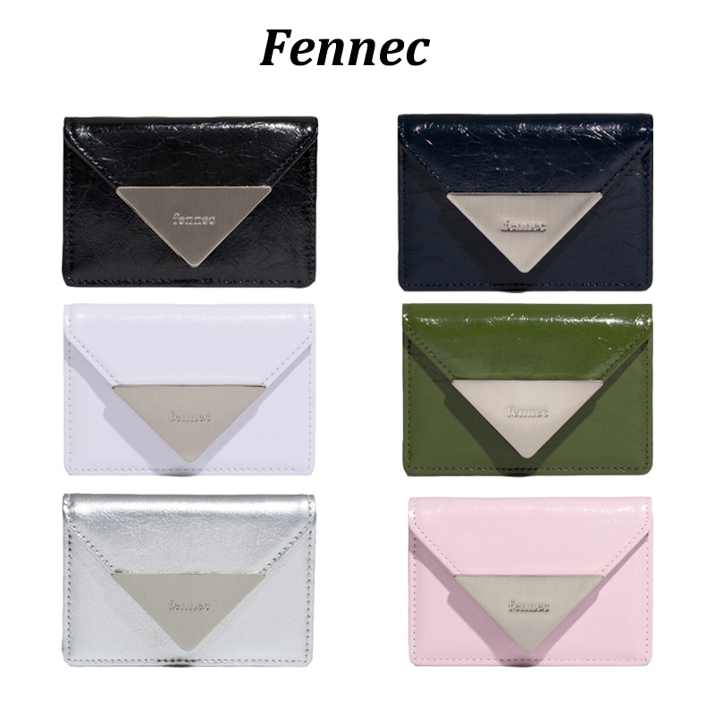 「韓国大人気」CRINKLE TRIANGLE ACCORDION POCKET　カード財布