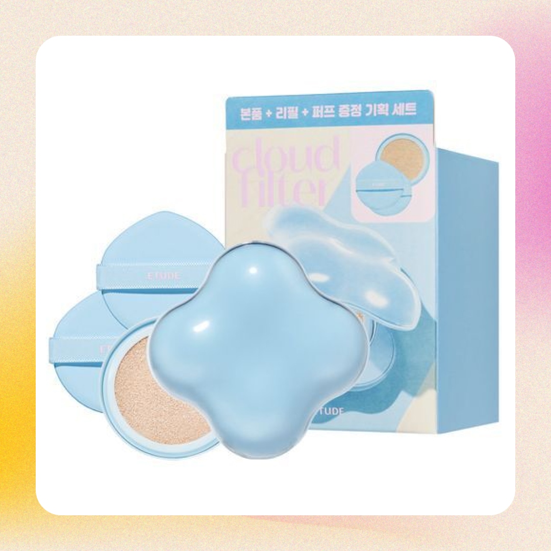 クラウドフィルタークッション 本品 + リフィル + パフ 2枚