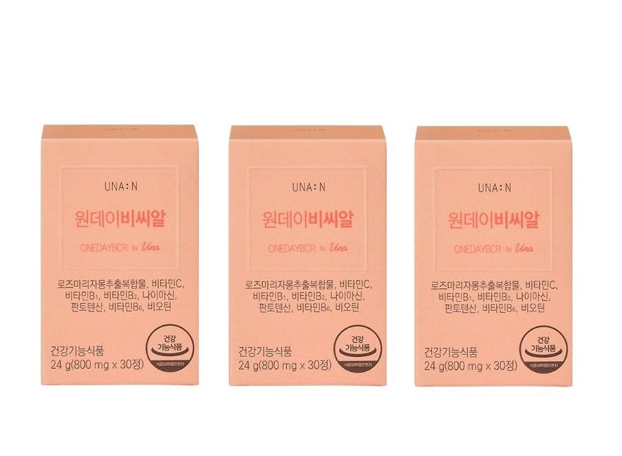 [1+1+1] ワンデービーシーアール1ヶ月分(800mg x 30C) 肌保護／マルチビタミン/ビオチン／美容サプリ／ビーガン韓国食品 /HURUM [韓国人気Youtuber制作参加]