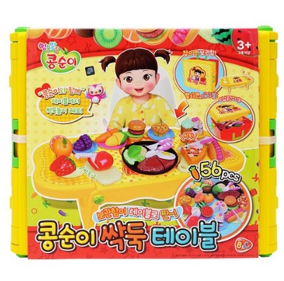 Kong-soon-Yi サクツクままごと / 幼児プレイセット/ キッズ玩具 / ギフト / ダイナミクス遊び [Kong-soon-Yi Sakduk Table Playhous