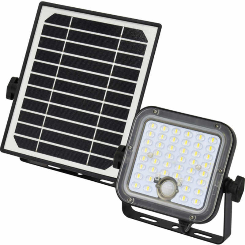 日動工業　ソーラー式LEDセンサーライト エコフラッシュセパ　SOL-10S5-N1