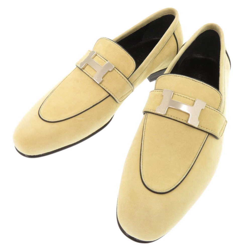 未使用品 ローファー モカシン パリ コンスタンス 靴その他 スウェード/スエード ベージュ系 1315【中古】 レディース