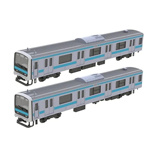 PLUM Plakit-Extra 1/80 JR東日本209系 直流電車タイプ 京浜東北色 クハ209クハ208 ディスプレイモデル 未塗装プラキット PP177