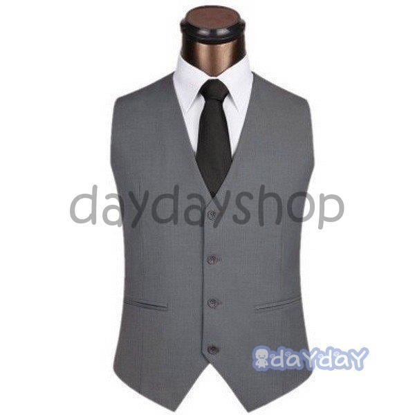 【迅速出荷】 ベスト メンズ フォーマルベスト ビジネス 飲食店 グレー 黒 ネイビー 結婚式 二次会 ジレベスト スーツベスト チョッキ ホスト 夜ベスト 紳士服
