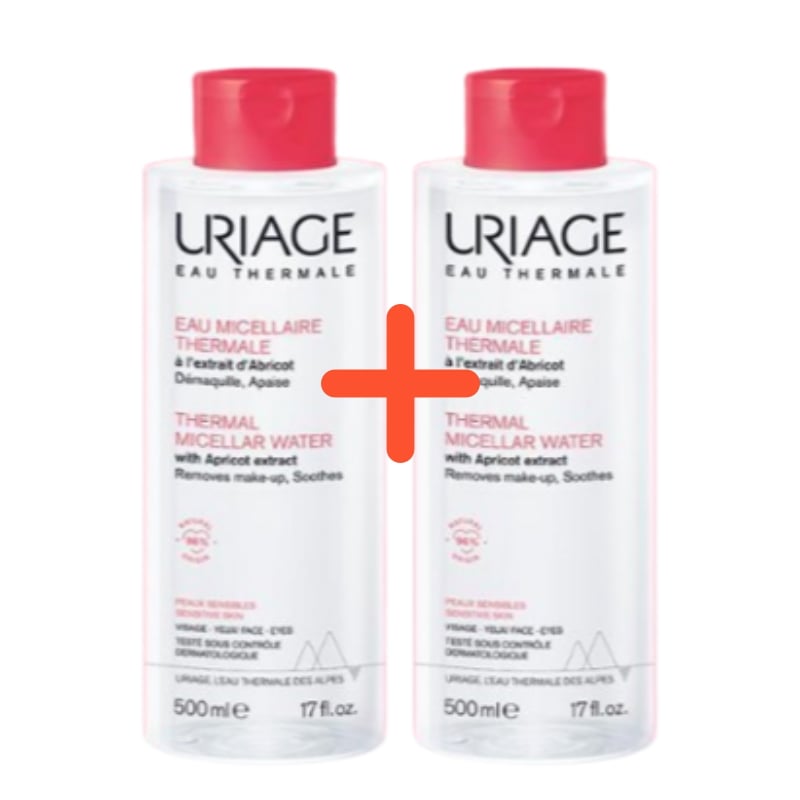 [1+1]水のように軽く肌はより健康にPM2.5 洗浄力 98% ミセラ 低刺激 クレンジング ウォーター センシティブ 本品500ml+本品500ml