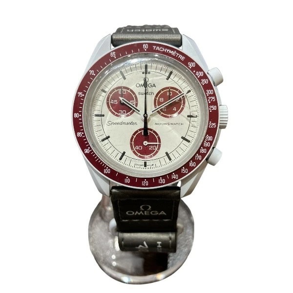 オメガ×スウォッチ ムーンスウォッチ ミッション SO33M101 腕時計 【中古】