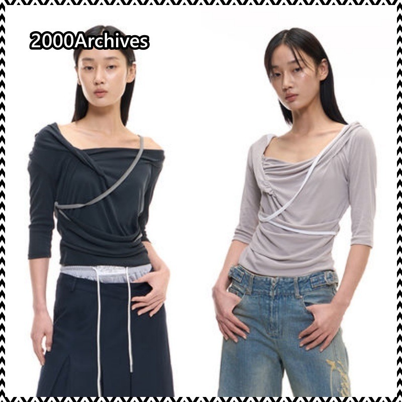 2000Archives CERETTI DRAPED TOP