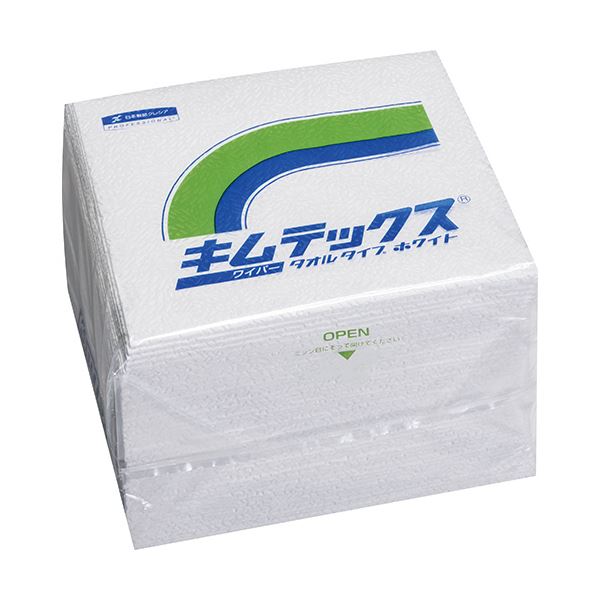 日本製紙 クレシア キムテックスタオルタイプ ホワイト 60712 1セット（600枚：50枚12パック）
