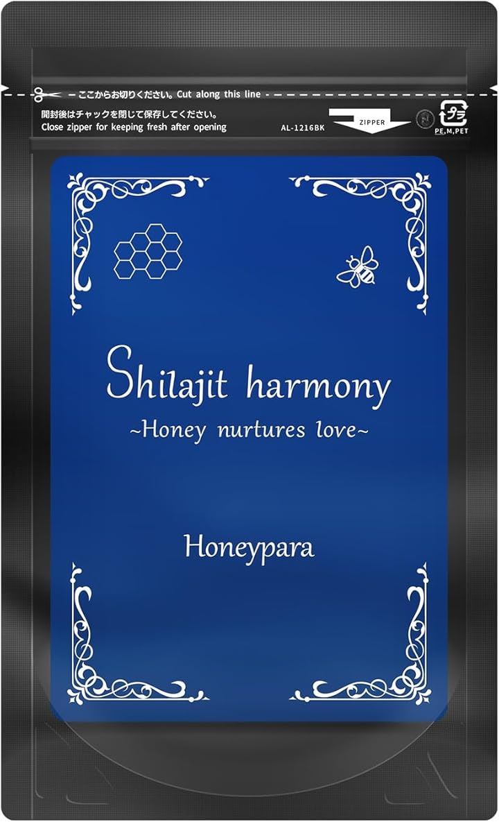 ハニパラ シラジット ハーモニー 60粒 Shilajit harmony プリマビエ ハチミツ 蜂蜜 精製シラジット ムクナ ブラックジンジャー クラチャイダム シトルリン スッポン