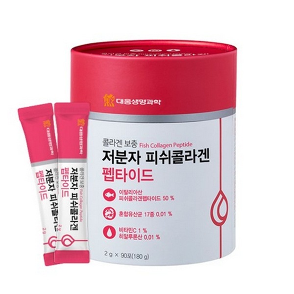 大熊生命科学 魚類 低分子フィッシュコラーゲンペプチド 2g x 90包 ザクロ味