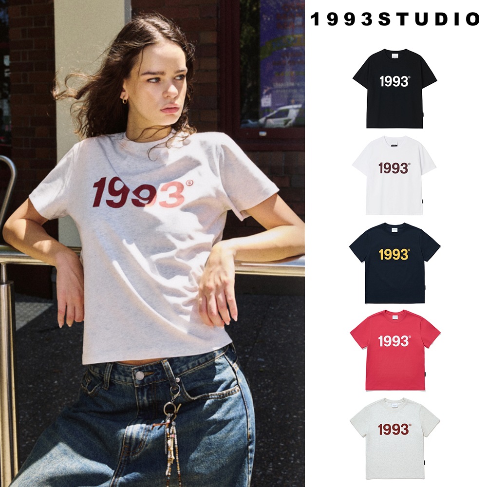 [1993studio] 1993 Big Logo Women Regular Fit T-Shirt