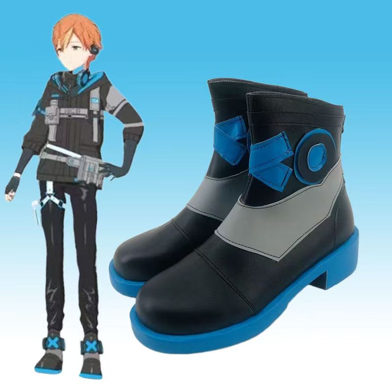 プロジェクトセカイ 　マバリックマスクスーツ　目にも留まらぬぷよ捌き　東雲彰人　青柳冬弥　　コスプレ靴/ブーツ期間限定30％