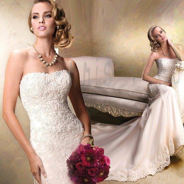 ウェディングドレス マーメイドライン ウエディングドレス 安い 花嫁 ロングドレス 披露宴 マーメイ