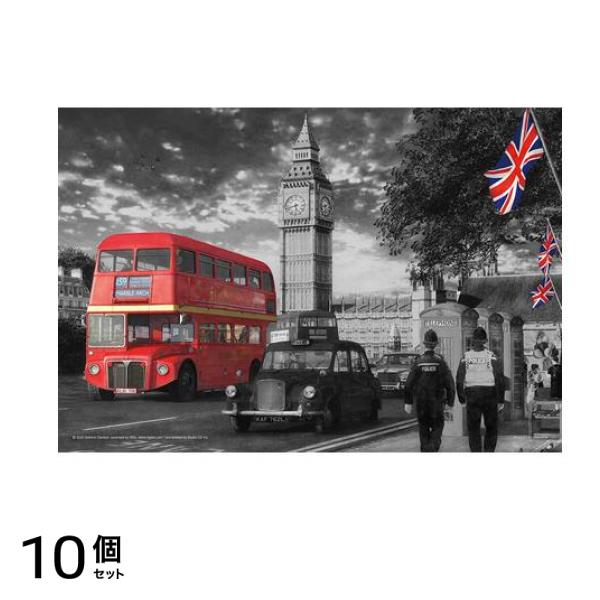 やのまんコンパクトピース1000pcsジグソーパズル 13-12 ロンドンのシンボル 26× 38cm 10個セット