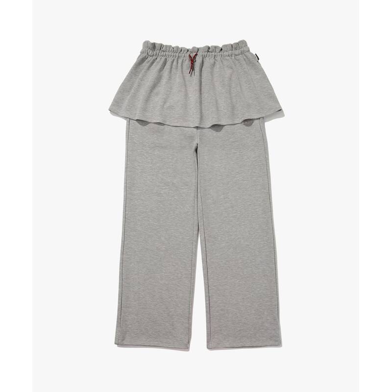 ディアドラ diadora クロスコート ジャージースカートパンツ MELANGE GREY D5322LFP33MGL 351929