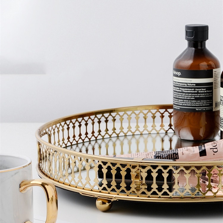 早い者勝ち ガラス 収納トレー 家庭用 ライトラグジュアリー ティーカッププレート 大人気 レトロ