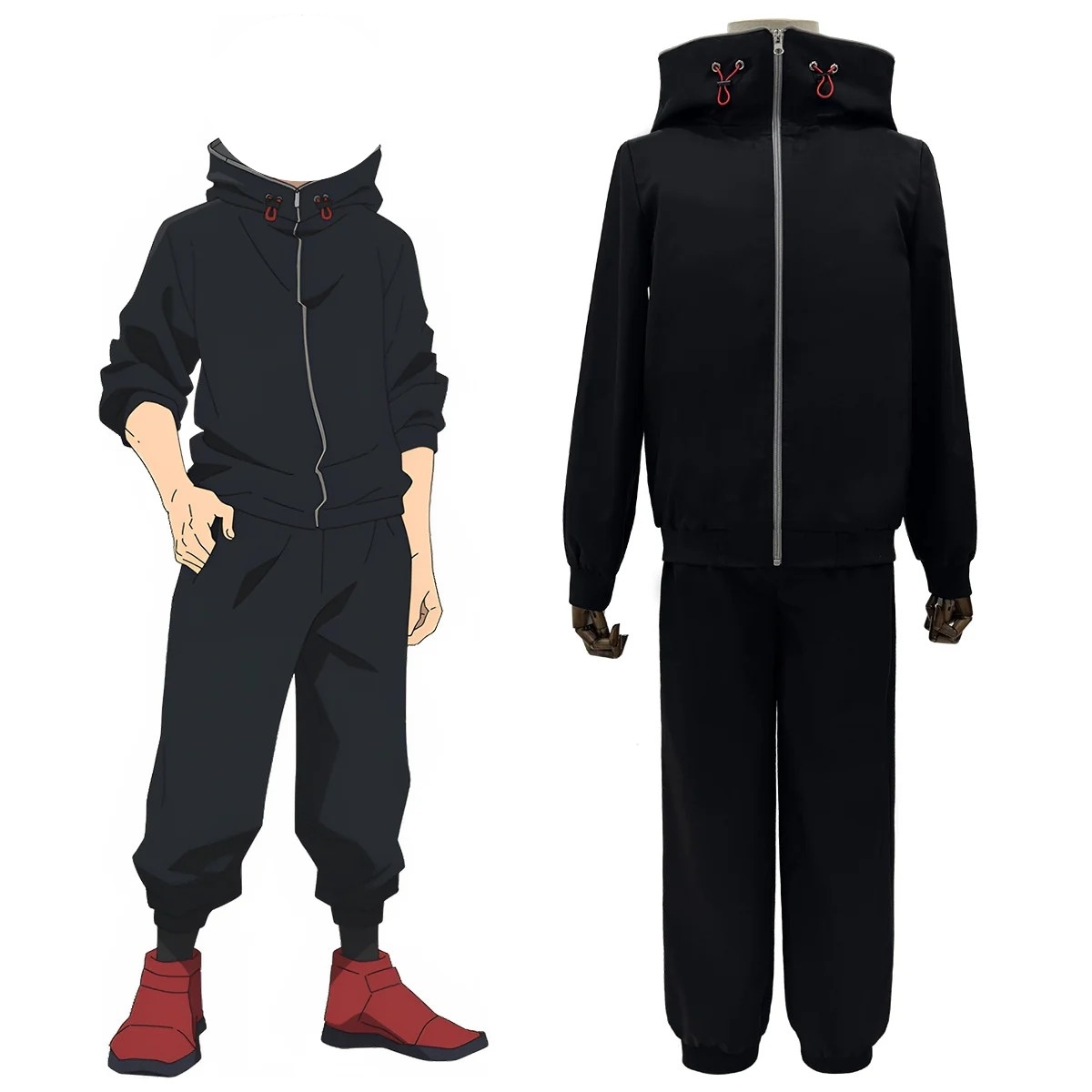 呪術廻戦 虎杖悠仁 私服 パーカー コスプレ衣装 コスチューム友達への素敵なプレゼント 風