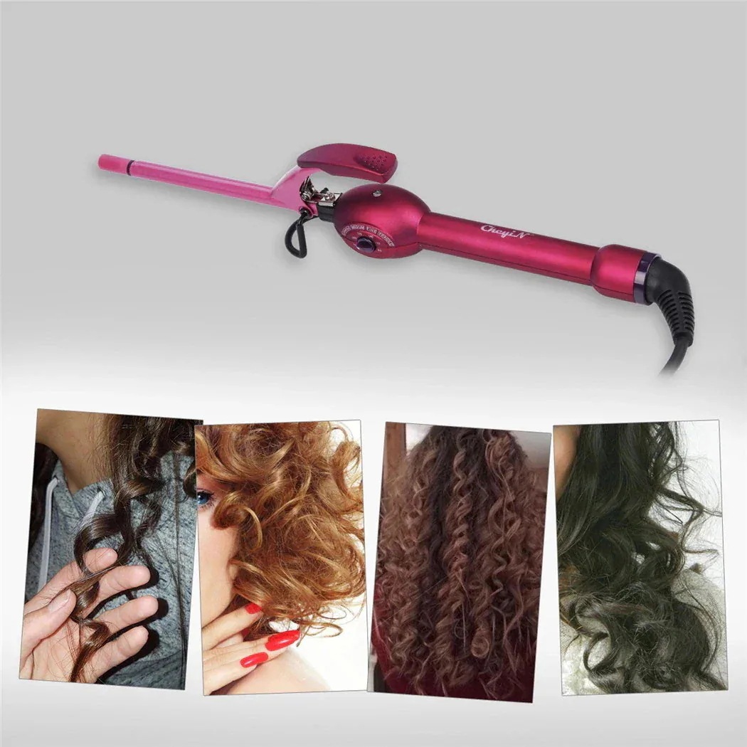 カールアイロン ヘアアイロン 9mm 6レベル 新品両用ヘアアイロン ストレートアイロン セラミック 温度調整 ヘア