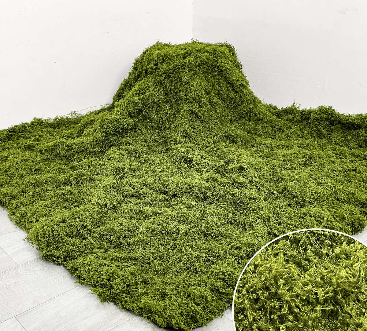 人工観葉植物 モスマット 100x100cm 壁面緑化 ウォールグリーン フェイク苔 装飾材 室内外対応 DIY ガーデニング インテリアグリーン