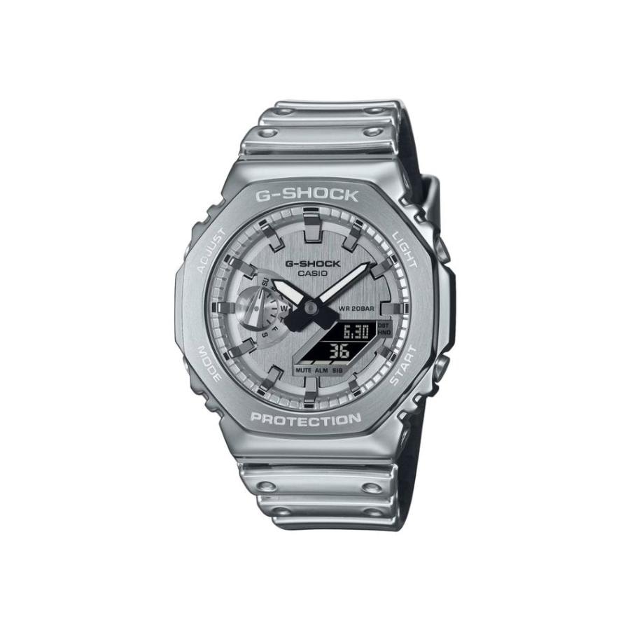 【新品】CASIO カシオ 腕時計 G-SHOCK FINE METALLIC SERIES GM-2100YM-8AJF シルバー