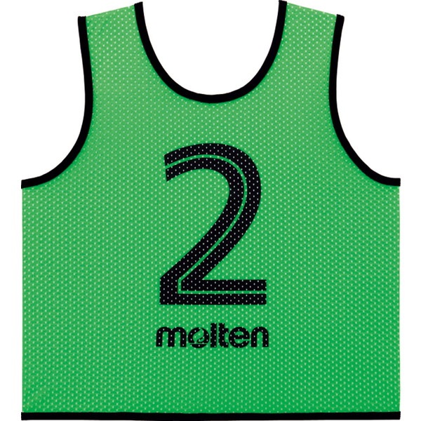 モルテン molten ゲームベスト GVジュニア10枚セット 蛍光グリーン GS0112KG ジュニア ボーイズ
