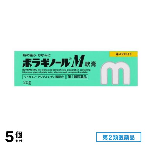 第２類医薬品 ボラギノールM軟膏 20g 5個セット