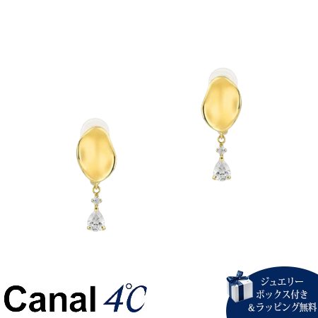 4cc520597 カナルヨンドシー Canal 4℃ カナル4℃ イヤリング シルバー 揺れる キュービックジルコニア レディース