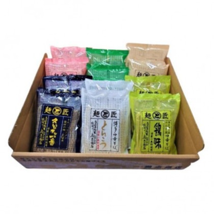 鳥志商店 博多中華そば詰合せ 12食 ギフトセット 1386g F-030