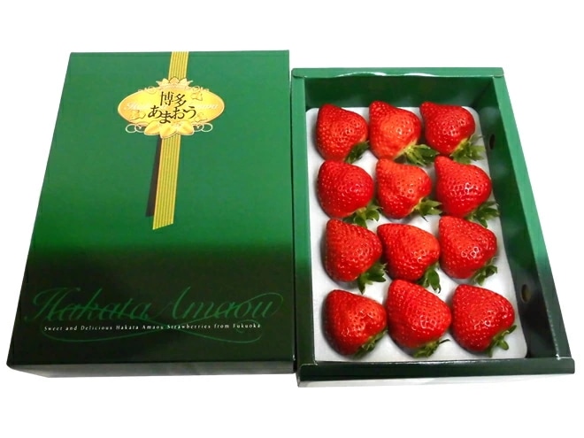 福岡産いちご =博多あまおう= 最高等級EX ギフト専用化粧箱 1箱 予約 12月中旬以降 産地直送