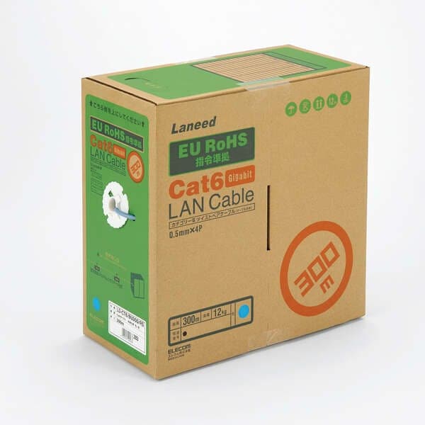 EU RoHS指令準拠 Gigabit LANケーブル ld-ct6-bu300-rs