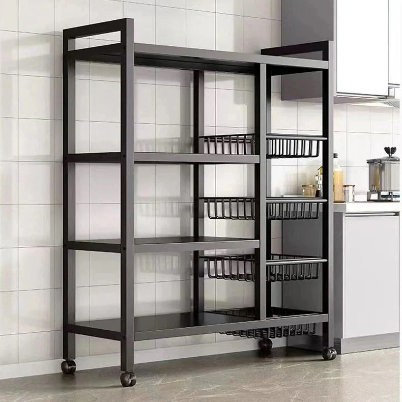 【自社生産】メガ割 メタルラック 棚 キッチンラック 野菜かご 電子レンジ収納棚 収納ラック オープンラック 移動便利 棚ラック ラックメタル スチールラック レンジ台 キッチンラック
