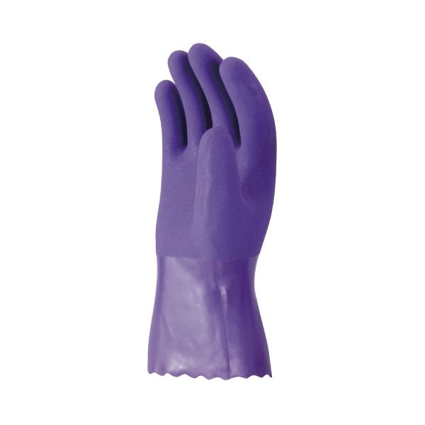 (まとめ) 川西工業 耐油アルファ L パープル #870-L 1双 (×20セット)