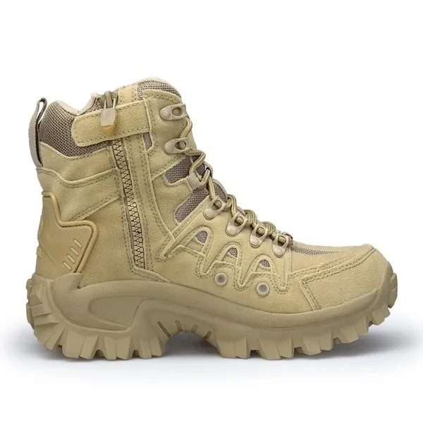 Military Tactical Boots Desert Combat Outdoor Army Hiking shoes Travel Botas Shoes Leather Autumn Ma