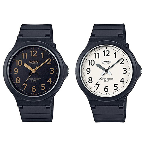 国内正規品 CASIO カシオ チープカシオ チプカシ 腕時計 手表 ペアウォッチ メンズ レディース ユニセックス 男女兼用 お揃い 同サイズ スタンダード シンプル アナログ 43ミリ ブラック