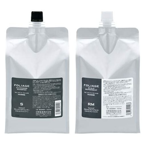 ナカノ フォリッジ クレンジングシャンプー 1500ML スキャルプリペアメント 1500G セット