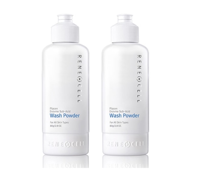 プラセン エンザイム サブアシッドウォッシュパウダー 2個·80g 酵素洗顔 毛穴ケア クレンジング スキンケア スキンケア