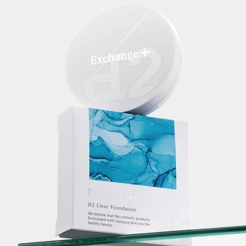 [国内正規品]ストリ Exchange+ H2クリアファンデーション 10g 高濃度水素 ダメージケア エイジングケア サロンのみ購入でできる プロ専売品 水素ガスWater 酸化ダメージ
