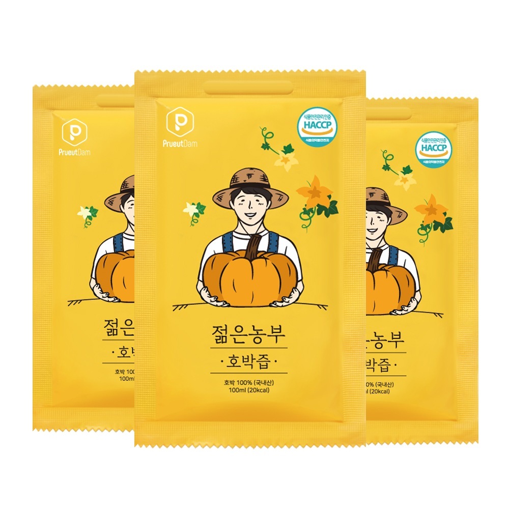 若い農夫カボチャジュース30包+30包